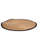 GIFTDECOR Geflochtener Teppich in beige