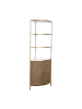 Signature Eckregal BUREN in Beige - (W) 59  x (H) 193  x (L) 42  cm