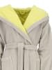 Vossen Bademantel mit Kapuze in stone-electricyellow