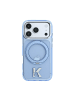 COFI 1453 Karl Lagerfeld IML Ring Stand kompatibel mit iPhone 18 Pro und in Blau