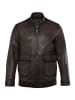 JP1880 Lederjacke in mahagonibraun