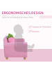 HOMCOM Kindersofa Rosa