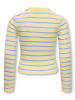 KIDS ONLY Slim Fit Langarmshirt Koglupe in mellow yellow