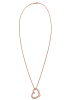 Elli DIAMONDS  Halskette 925 Sterling Silber Herz in Rosegold