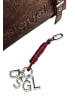 Desigual Umhängetasche 'Half Logo Lanuza' in braun