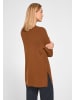 PETER HAHN Strickstehkragenpullover New Wool in COGNAC