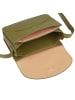DuDu Umhängetasche Leder 21 cm in olive