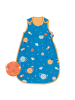Schlummersack Babyschlafsack, 1.0 TOG in Blau-Gelb