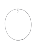 KUZZOI Halskette 925 Sterling Silber in Grau