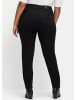 sheego Skinny Jeans in black denim
