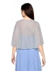 Vera Mont Cape im Glitzer-Look in Grau/Silber