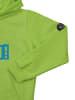 SCHIETWETTER Kinder Kapuzenpullover "Ja Moin" in lime/azuro