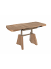 58 aufm Kessel COUCHTISCH höhenverstellbar und ausziehbar Callida 90x54x65 Wildeiche