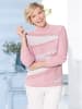 WITT WEIDEN Stehkragen-Pullover in rosé-gemustert