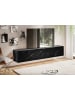 KADIMA DESIGN Lowboard Hängend Marmor-Optik 160x30x30 cm TV-Schrank, Design in Schwarz