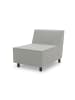 58 aufm Kessel GARTENLOUNGE Sessel Brandie 73x77x103 mit Outdoorbezug in silber