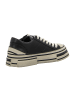 Rebecca White Plateau Sneaker in Schwarz