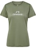 Newline Newline T-Shirt S/S Nwlbeat Laufen Damen Leichte Design in DEEP LICHEN GREEN