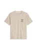 Marc O'Polo T-Shirt loose in Grey Silk