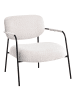 Beliani Sessel AUSVIKA in Beige/Schwarz - (W) 70 x (H) 7 x (L) 71 cm