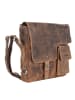 Greenburry Vintage Umhängetasche Leder 32 cm braun