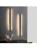 ZMH 2er-Set Wandleuchte LED in schwarz L 60CM 3000K warmweiß lange Hallampe 21W