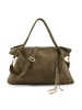 FREDs BRUDER Velvet Wild Schultertasche Leder 59 cm khaki