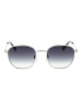 Bulget Frauen Sonnenbrille Panto Silber