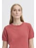 ICHI Kurzarm-Bluse IHDAMILO Regular fit in Holly Berry