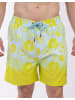 Frozen Cape Badehose RIBEIRA in Blue Lime