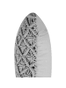 Beliani Dekokissen KIZKALESI in Grau - (W) 40 x (H) 10 x (L) 45 cm