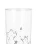 Mr. & Mrs. Panda Wasserglas Big Einheit ohne Spruch in Transparent