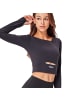 YEAZ REVELATION Top in schwarz