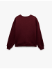 KOTON SWEATSHIRTS in Bordo