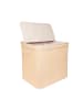 relaxdays Wäschekorb in Natur - (B)67 x (H)61 x (T)44 cm
