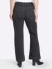 sheego Bootcut-Jeans in black denim