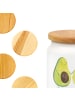 Mr. & Mrs. Panda behälter Avocado Pärchen mit Spruch in Weiß