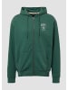QS Sweatshirt Jacke in 7878_tannengrün