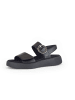 Gabor Plateau Sandalen in schwarz