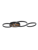 Licht-Erlebnisse Deckenlampe EEK G (B)42 x (L)89 x (H)8 cm in Schwarz Braun