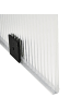 Beliani Duschwand MAHUIDA in Transparent/Schwarz - (W) 90 x (H) 195 cm