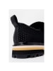 Ash Schwarz Leder Plateau-Pumps