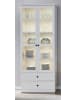 ebuy24 Vitrinenschrank Brax Weiß 81 x 41 cm