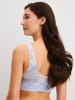 Calida Bustier in harmony blue print