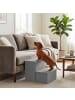 relaxdays Hundetreppe in Grau - (B)40 x (H)32 x (T)35 cm
