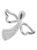 Adeliás Damen Anhänger Engel aus 925 Silber mit Zirkonia in silber