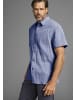 Man's World Kurzarmhemd in blau