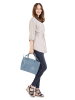 Cluty Handtasche echt Leder in blau