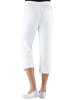WITT WEIDEN Capri-Jeans in weiß