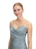 Vera Mont Abendkleid im Glitzer-Look in Blue/Silver